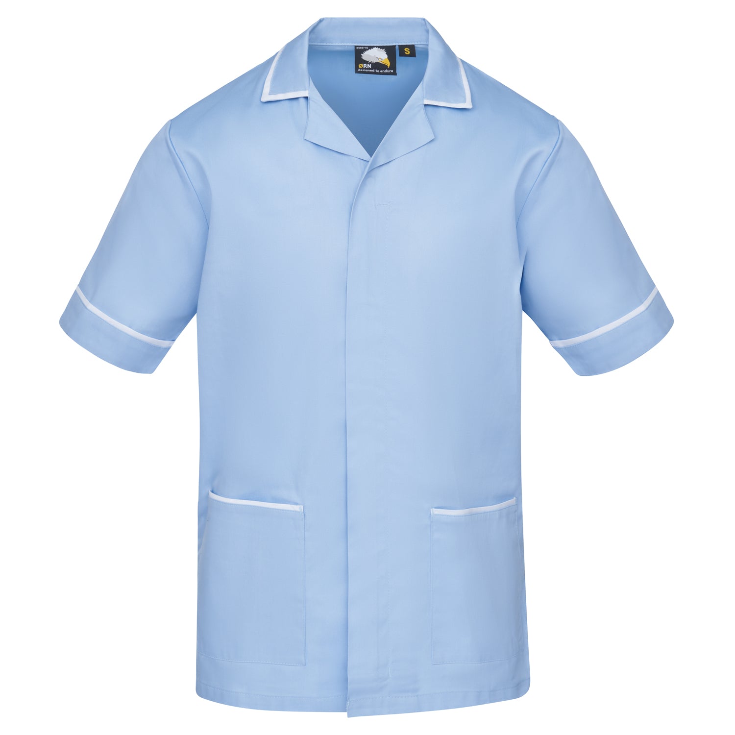 Darwin Male Tunic - Sky - White