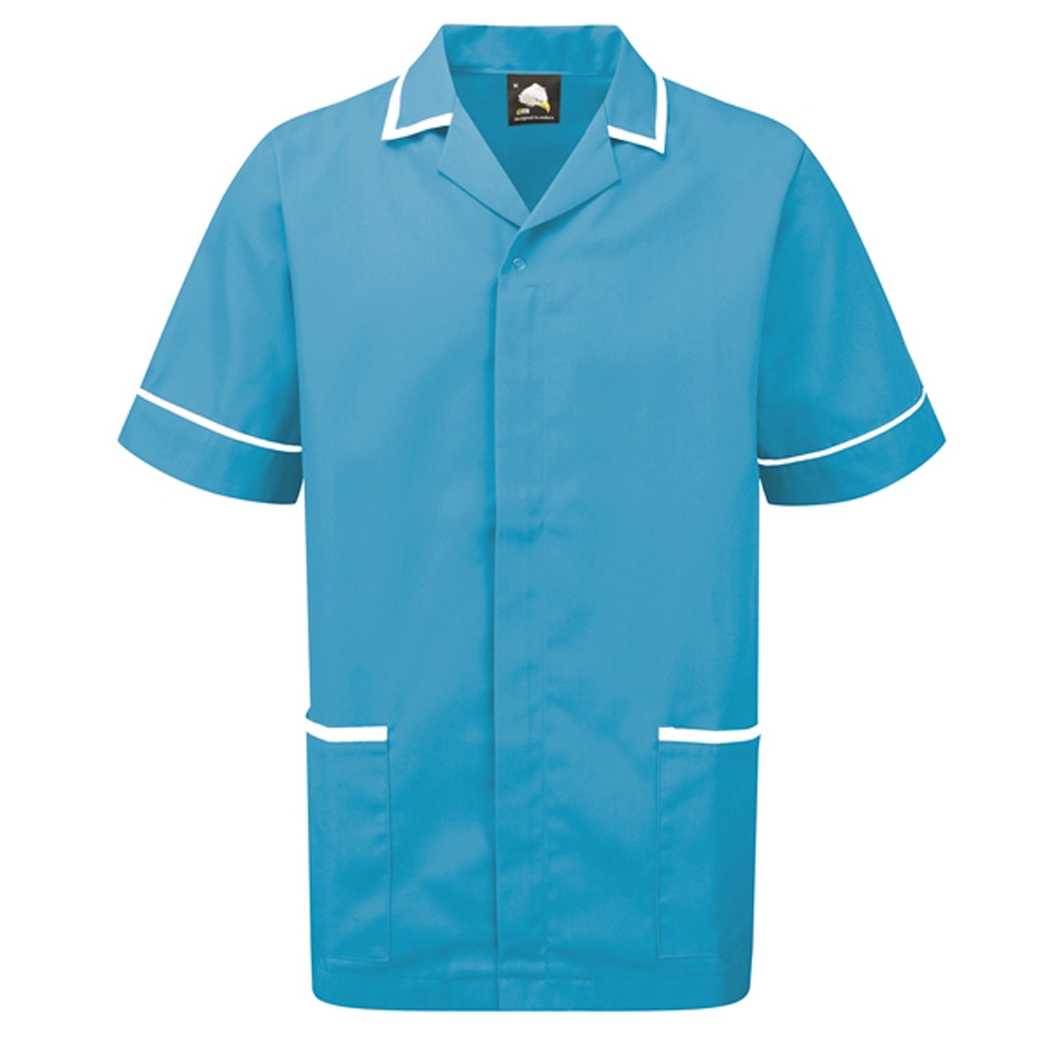 Darwin Male Tunic - Teal - White