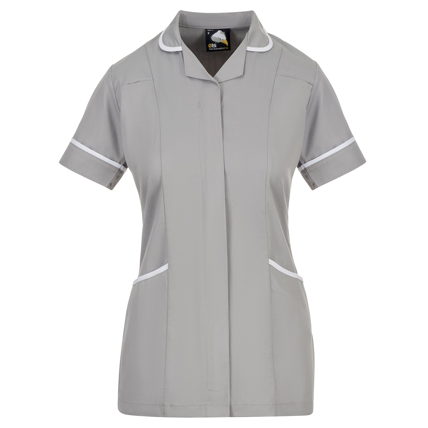 Florence Classic Tunic - Grey - White