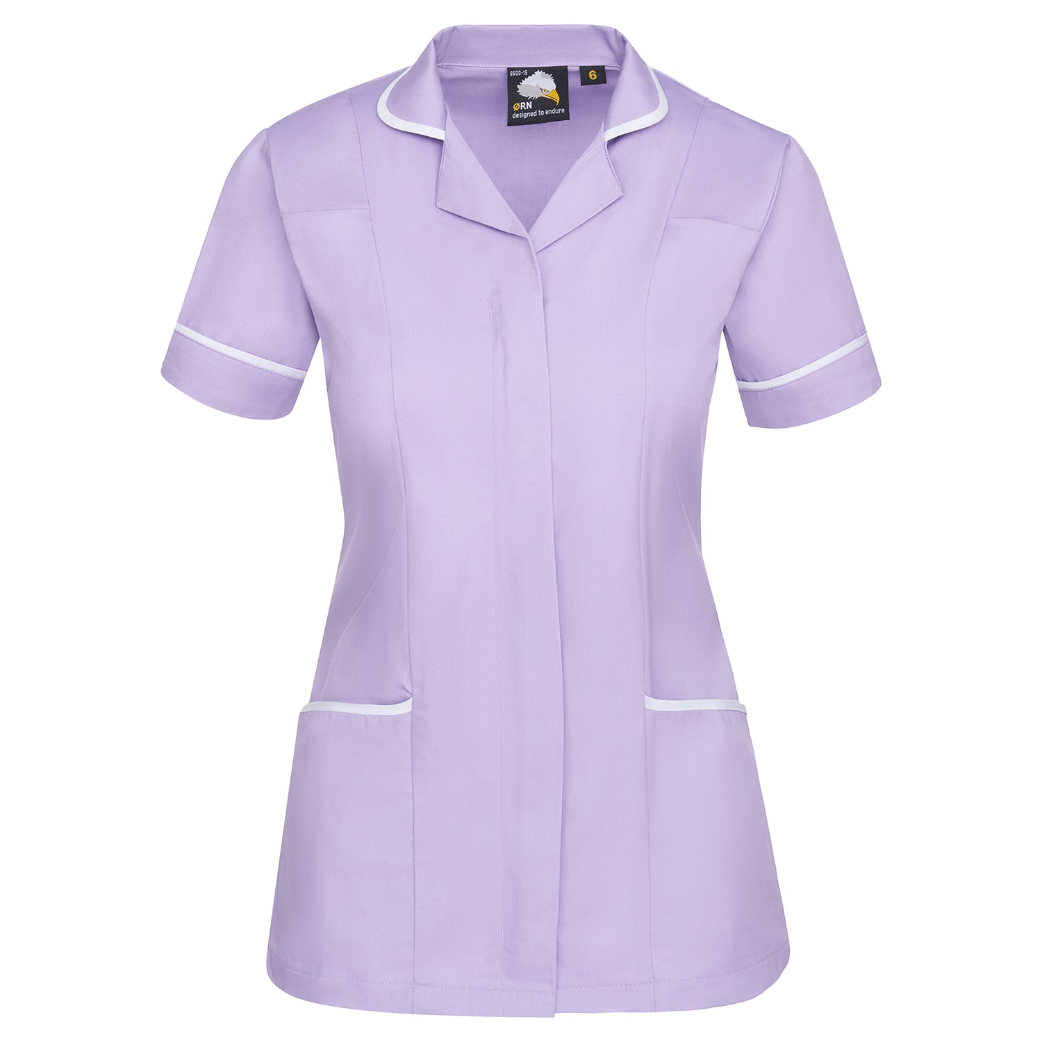 Florence Classic Tunic - Lilac - White