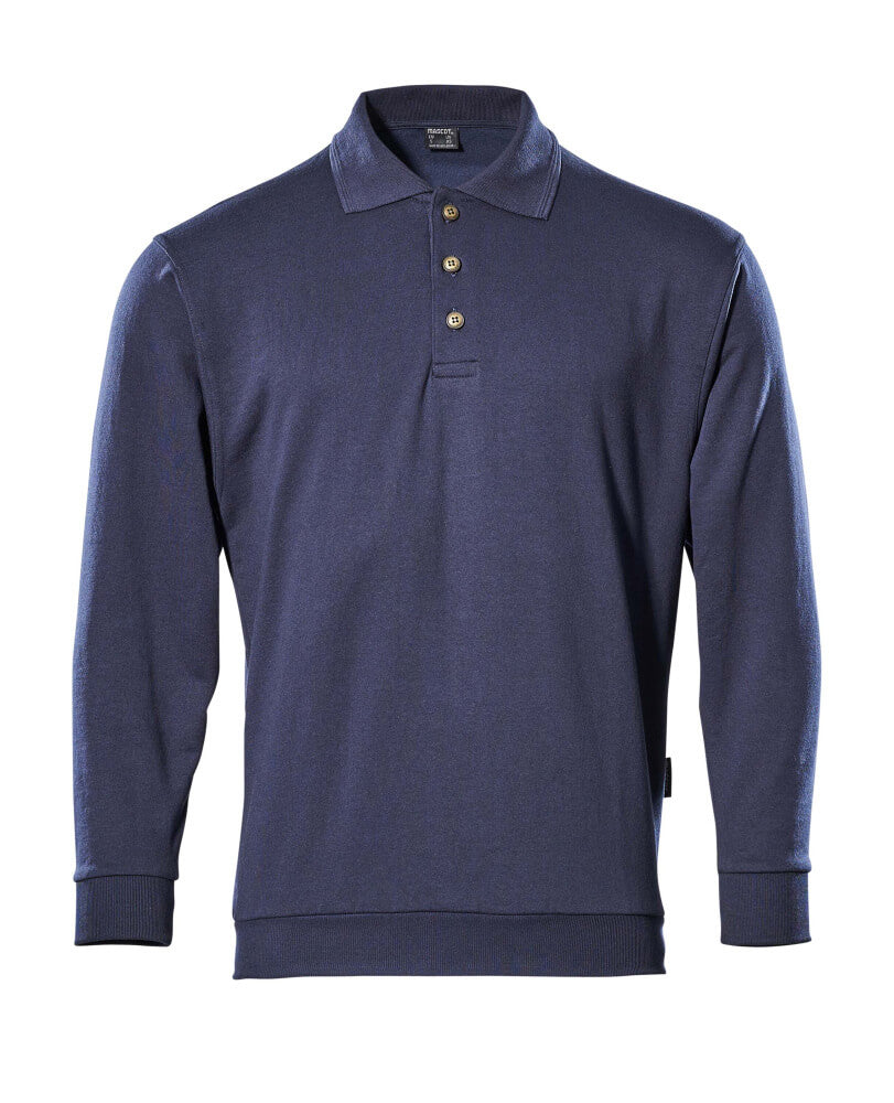 Mascot CROSSOVER  Trinidad Polo Sweatshirt 00785 navy