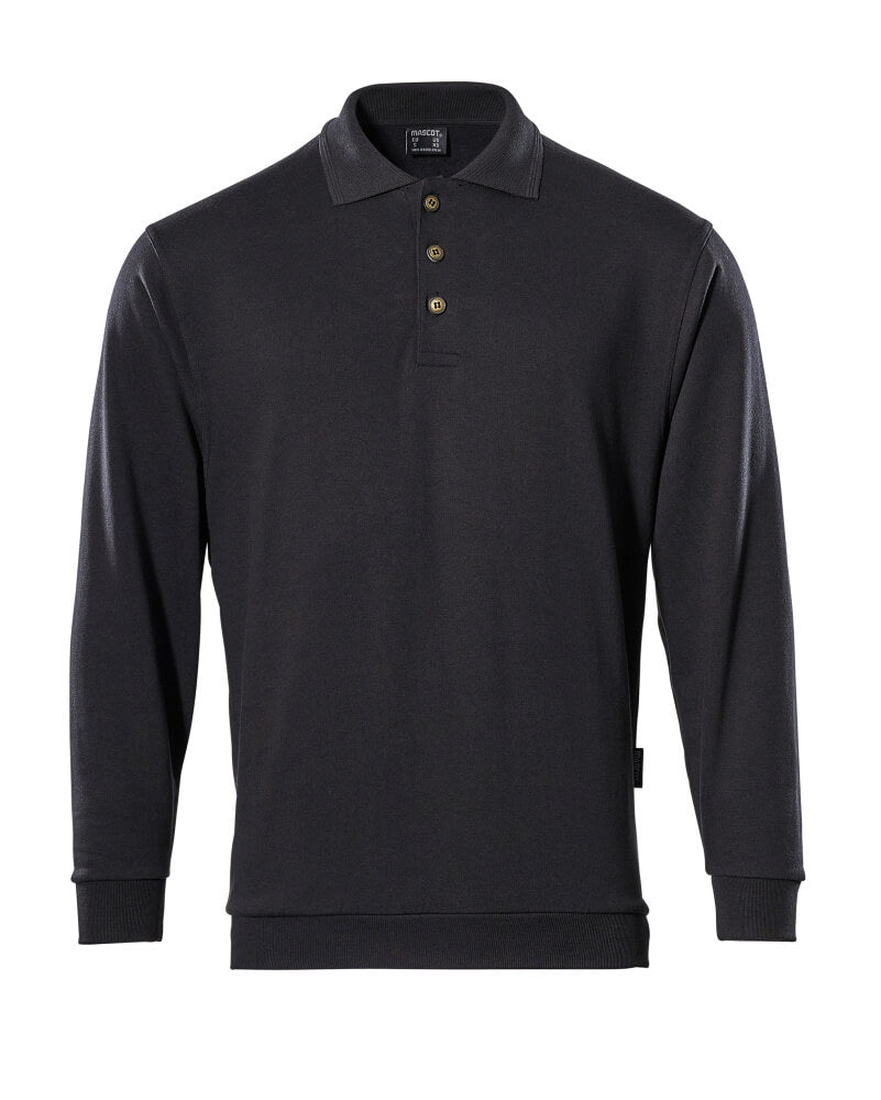 Mascot CROSSOVER  Trinidad Polo Sweatshirt 00785 black