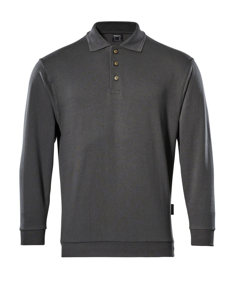 Mascot CROSSOVER  Trinidad Polo Sweatshirt 00785 dark anthracite