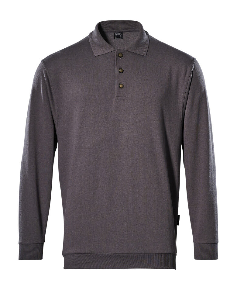 Mascot CROSSOVER  Trinidad Polo Sweatshirt 00785 anthracite