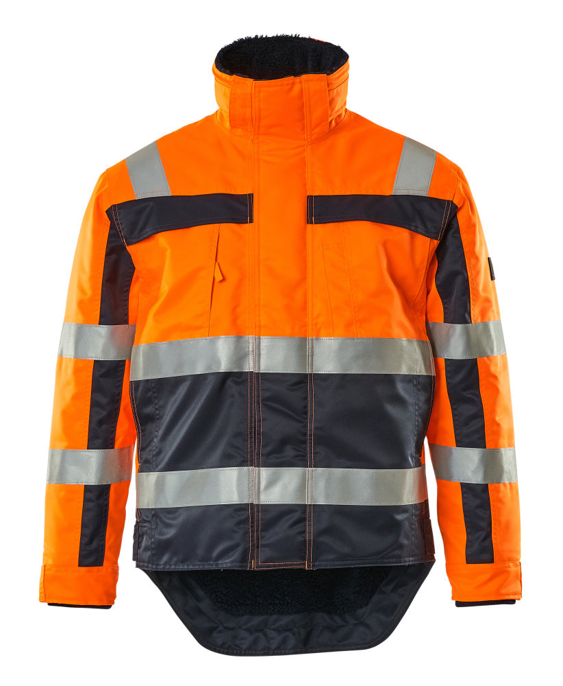 Mascot SAFE COMPETE  Teresina Winter Jacket 07223 hi-vis orange/navy