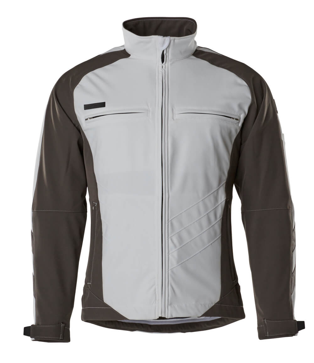 Mascot UNIQUE  Dresden Softshell Jacket 12002 white/dark anthracite