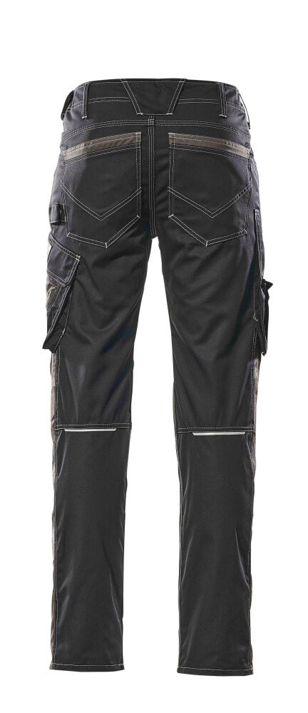 Mascot UNIQUE  Oldenburg Trousers with thigh pockets 12579 black/dark anthracite