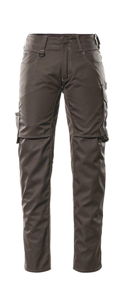 Mascot UNIQUE  Oldenburg Trousers with thigh pockets 12579 dark anthracite/black