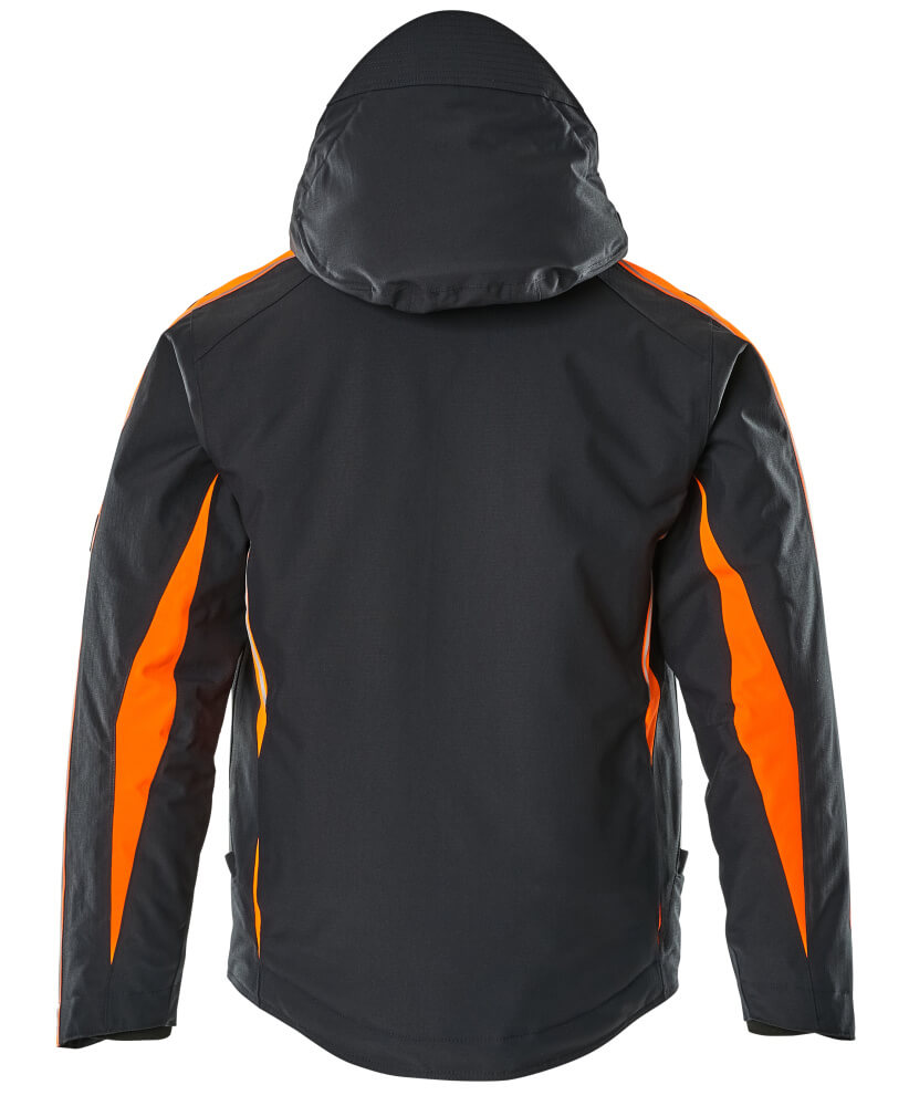 Mascot HARDWEAR  Tolosa Winter Jacket 15035 dark navy/hi-vis orange