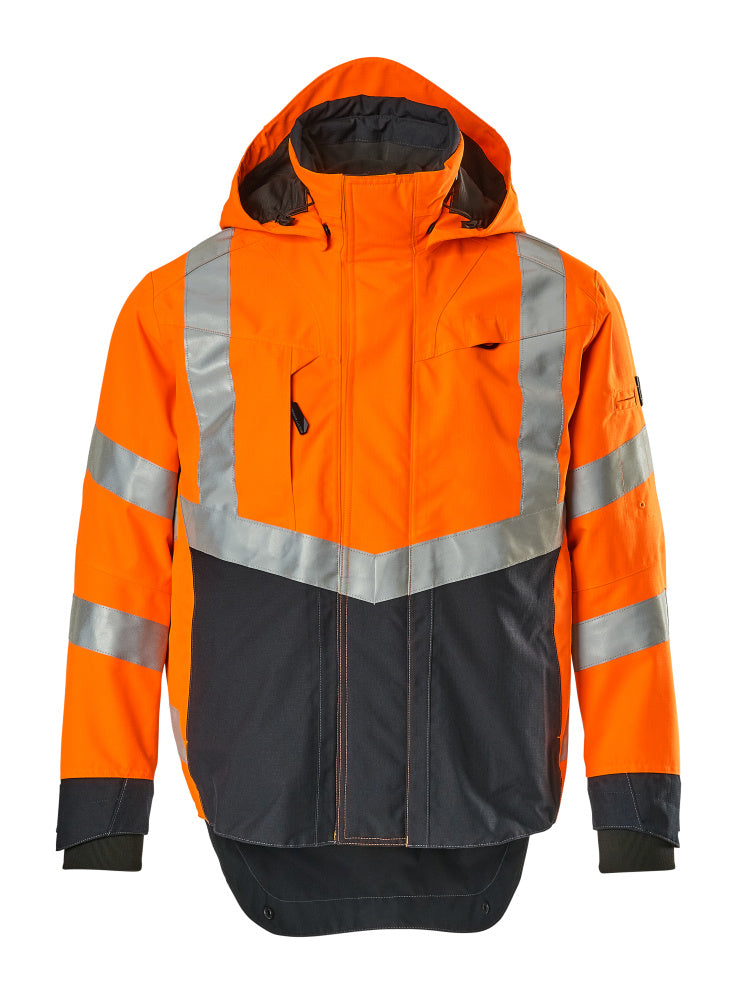 Mascot SAFE SUPREME  Harlow Outer Shell Jacket 15501 hi-vis orange/dark navy