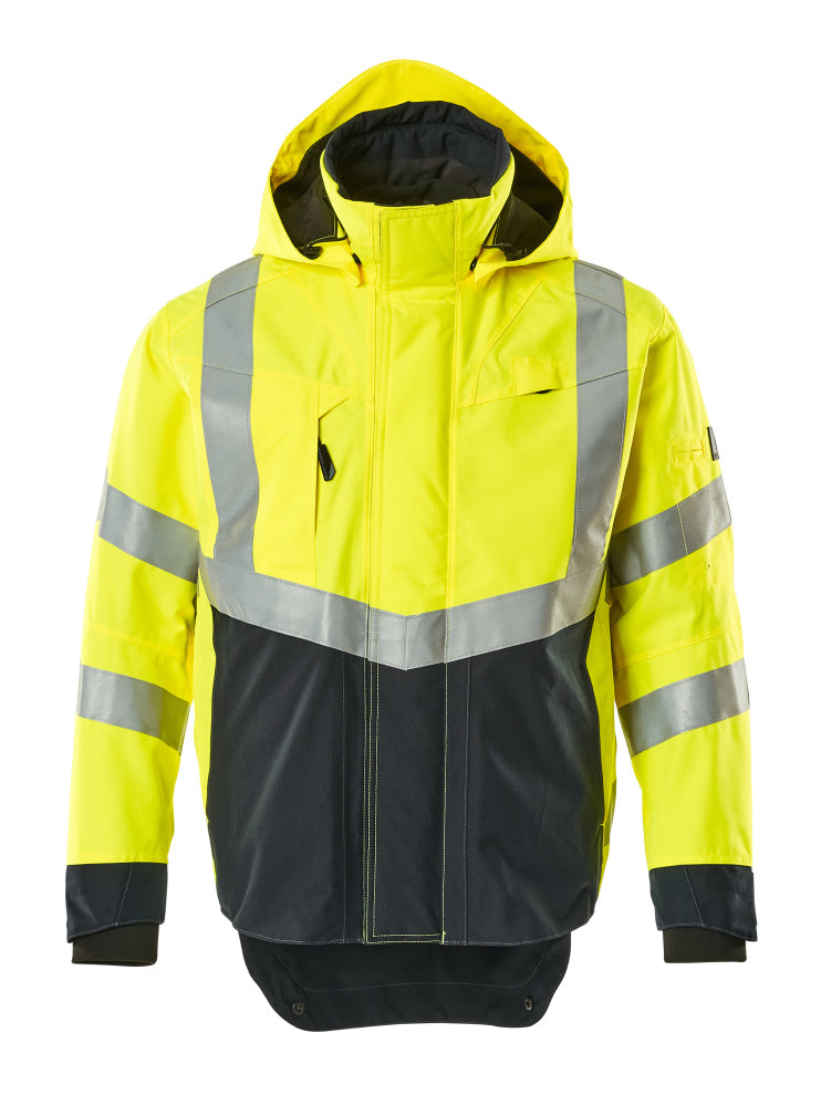 Mascot SAFE SUPREME  Harlow Outer Shell Jacket 15501 hi-vis yellow/dark navy