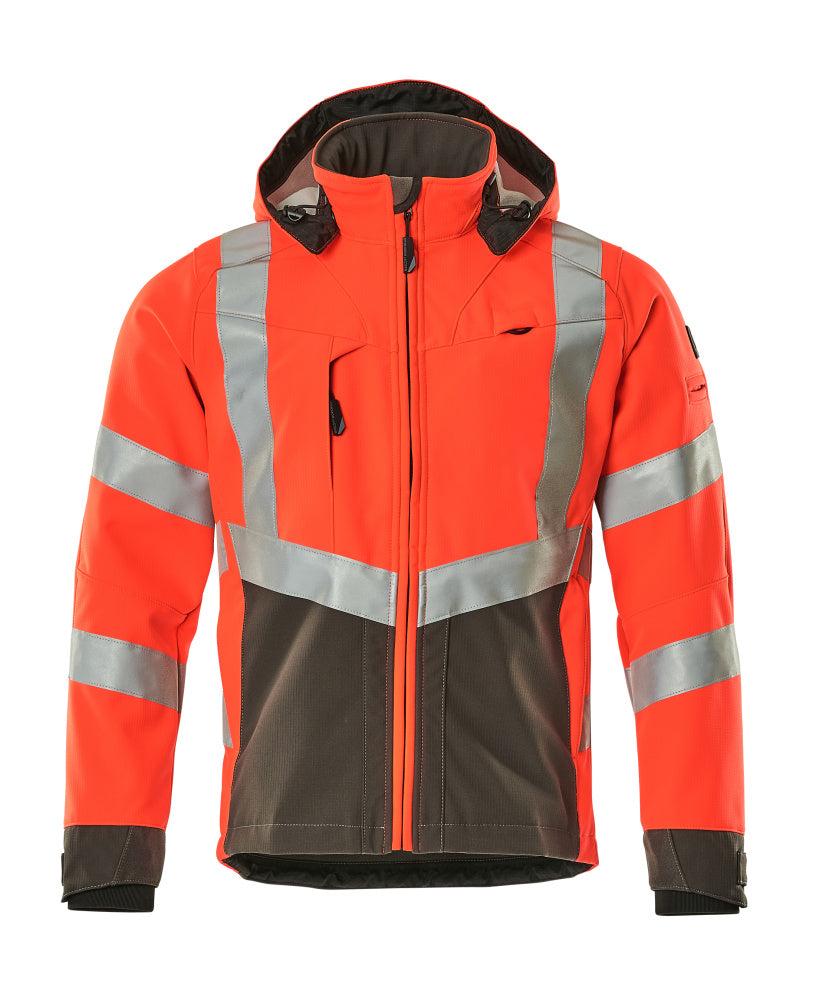 Mascot SAFE SUPREME  Blackpool Softshell Jacket 15502 hi-vis red/dark anthracite