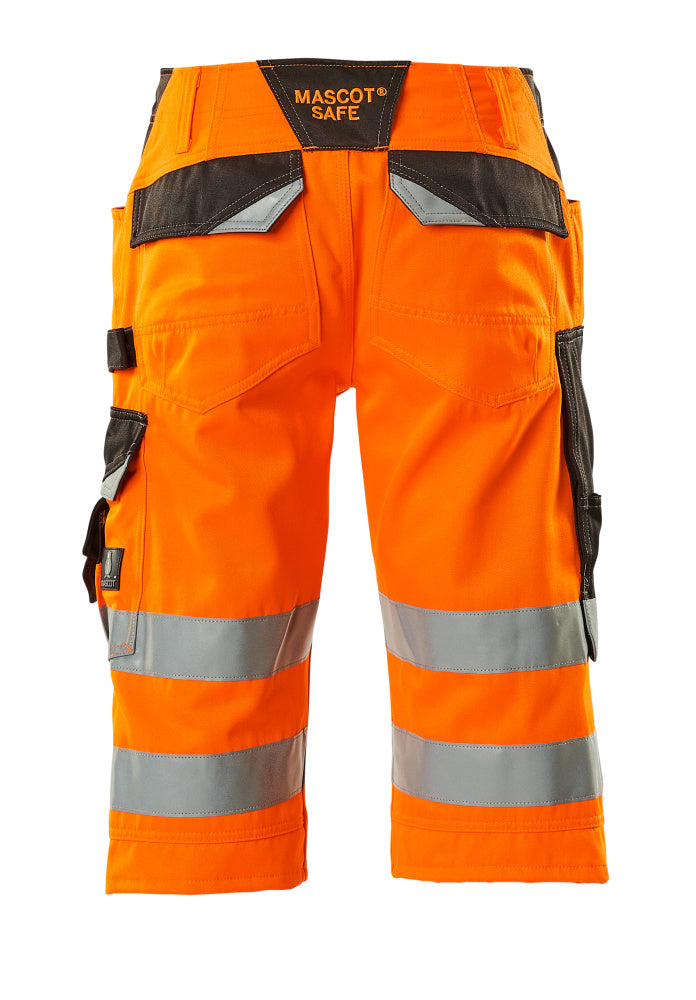 Mascot SAFE SUPREME  Luton Shorts, long 15549 hi-vis orange/dark anthracite