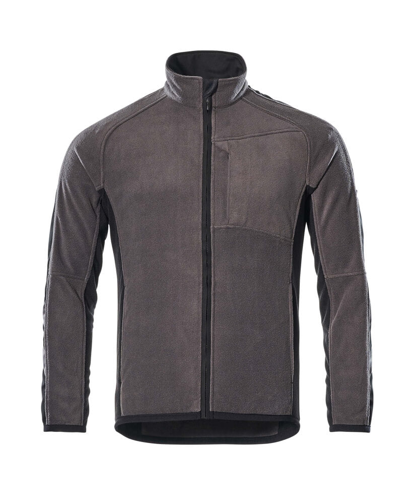 Mascot UNIQUE  Hannover Fleece Jacket 16003 dark anthracite/black