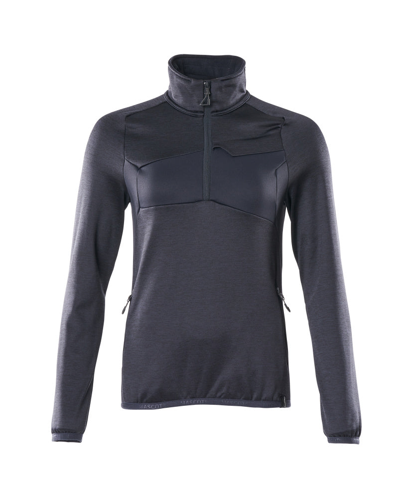 Mascot ACCELERATE  Fleece Jumper with half zip 18053 dark navy