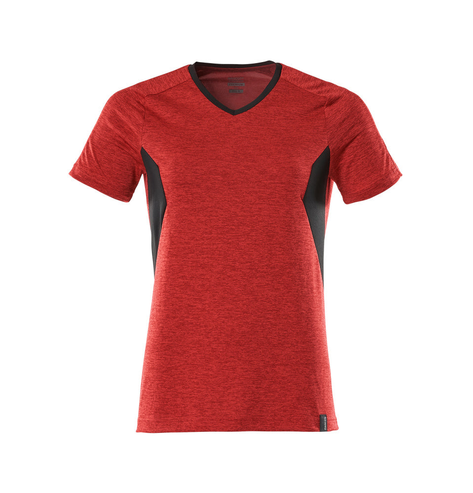 Mascot ACCELERATE  T-shirt 18092 traffic red-flecked/black