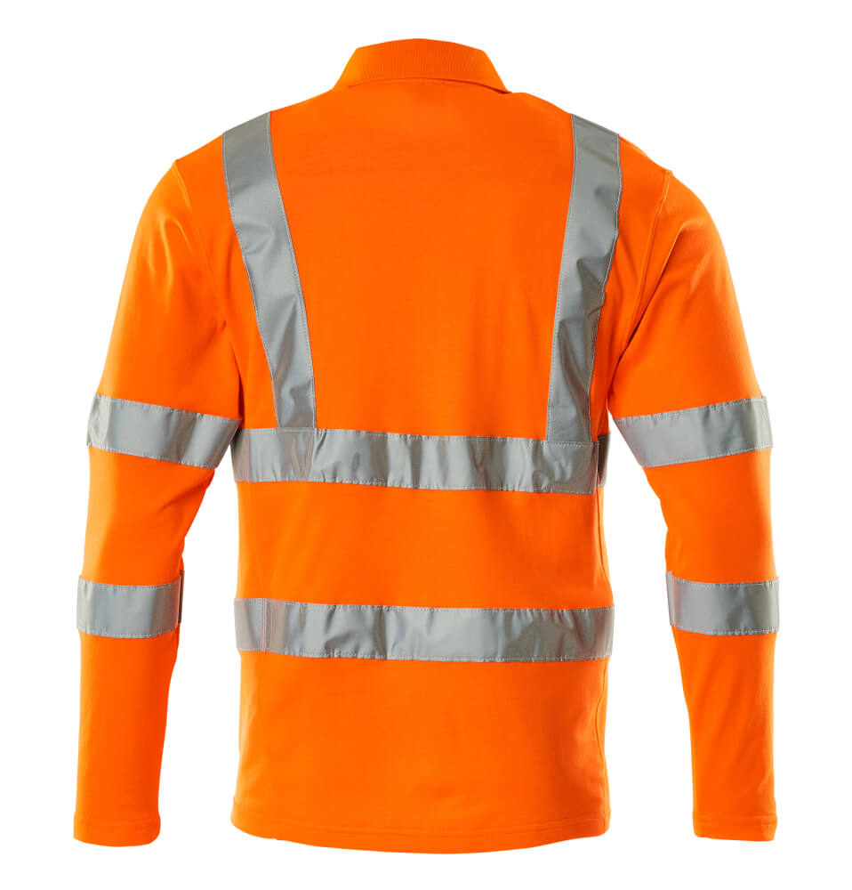 Mascot SAFE CLASSIC  Polo Shirt, long-sleeved 18283 hi-vis orange