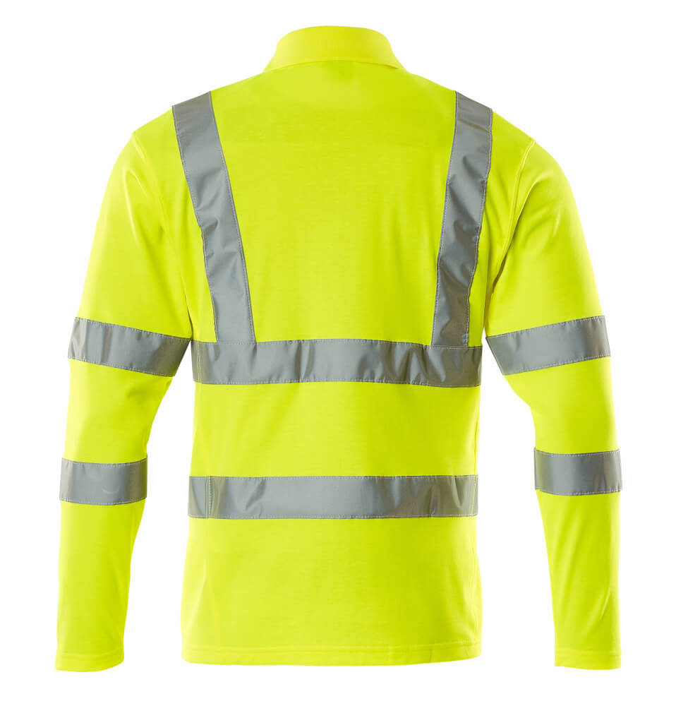 Mascot SAFE CLASSIC  Polo Shirt, long-sleeved 18283 hi-vis yellow