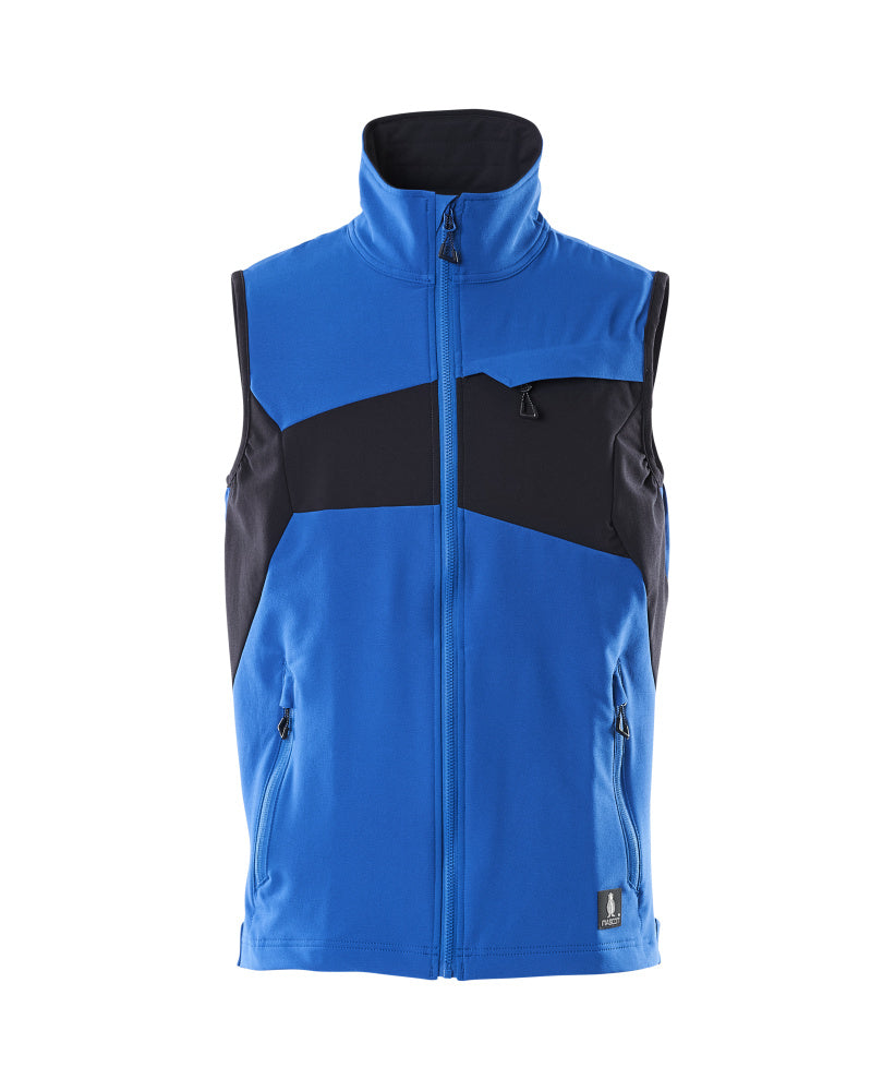 Mascot ACCELERATE  Gilet 18365 azure blue/dark navy