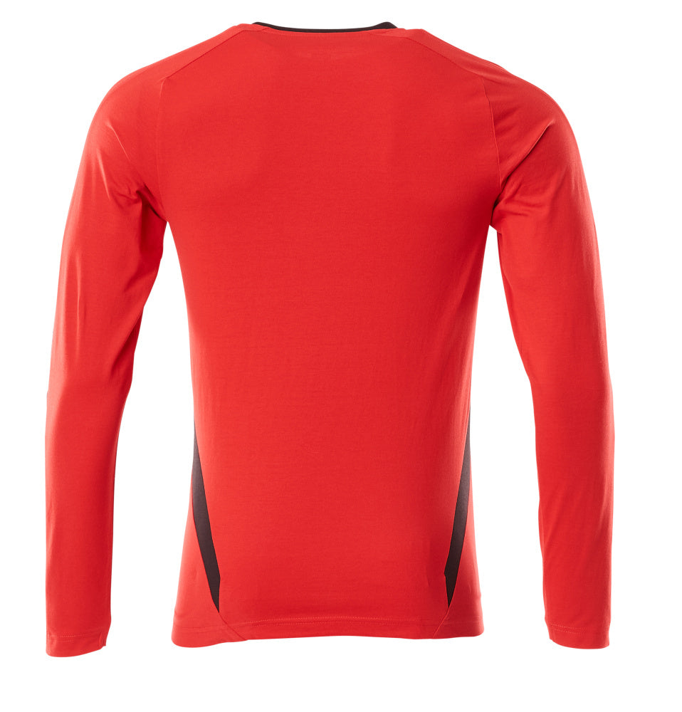 Mascot ACCELERATE  T-shirt, long-sleeved 18381 traffic red/black