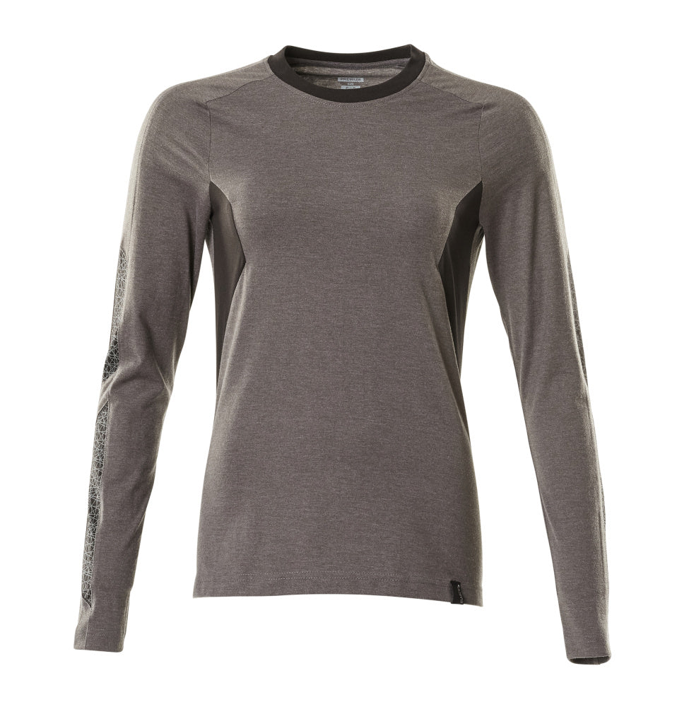 Mascot ACCELERATE  T-shirt, long-sleeved 18391 dark anthracite/black