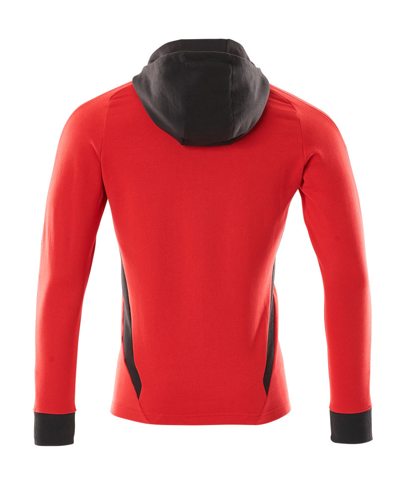 Mascot ACCELERATE  Hoodie with zipper 18584 traffic red/black