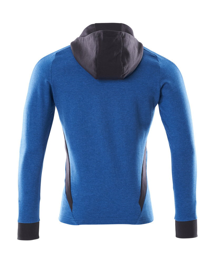 Mascot ACCELERATE  Hoodie with zipper 18584 azure blue/dark navy