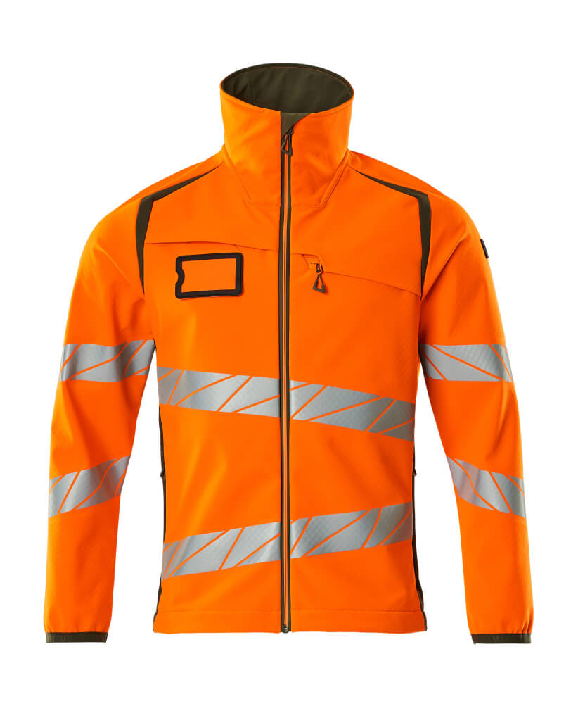 Mascot ACCELERATE SAFE  Softshell Jacket 19002 hi-vis orange/moss green