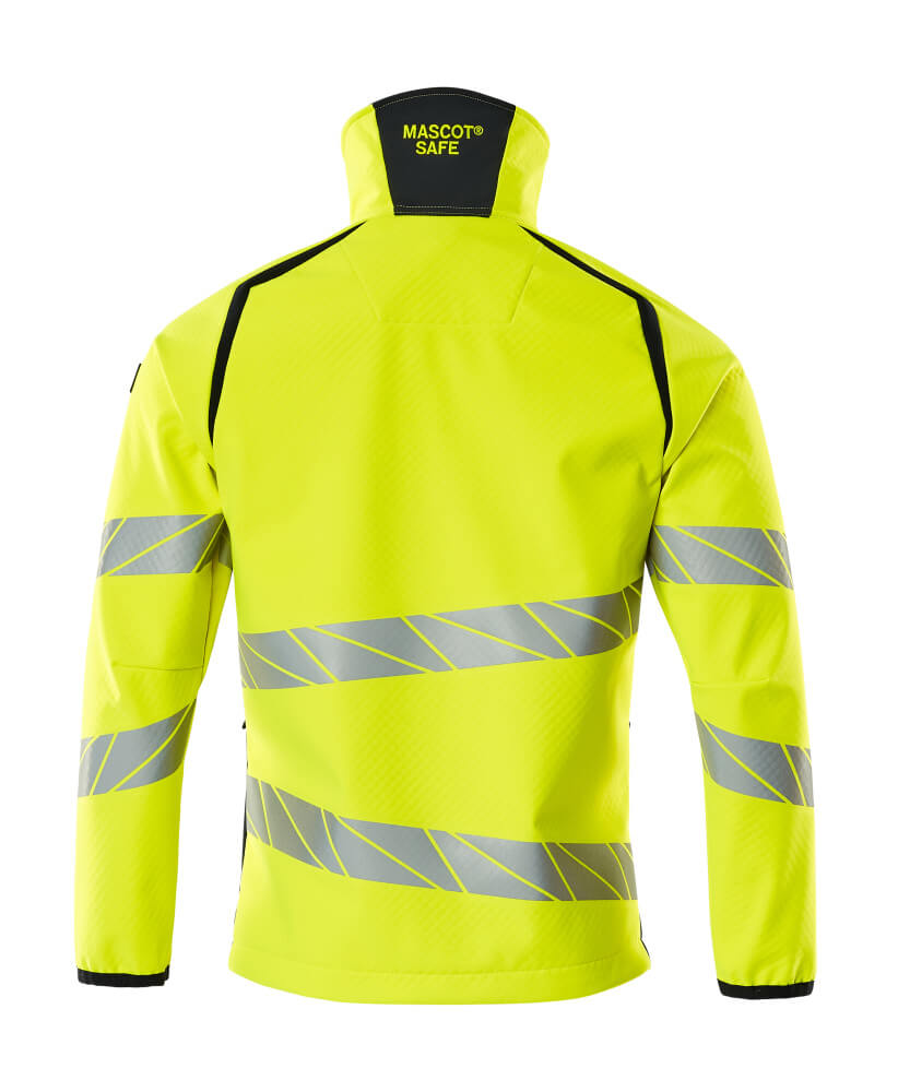 Mascot ACCELERATE SAFE  Softshell Jacket 19002 hi-vis yellow/dark navy