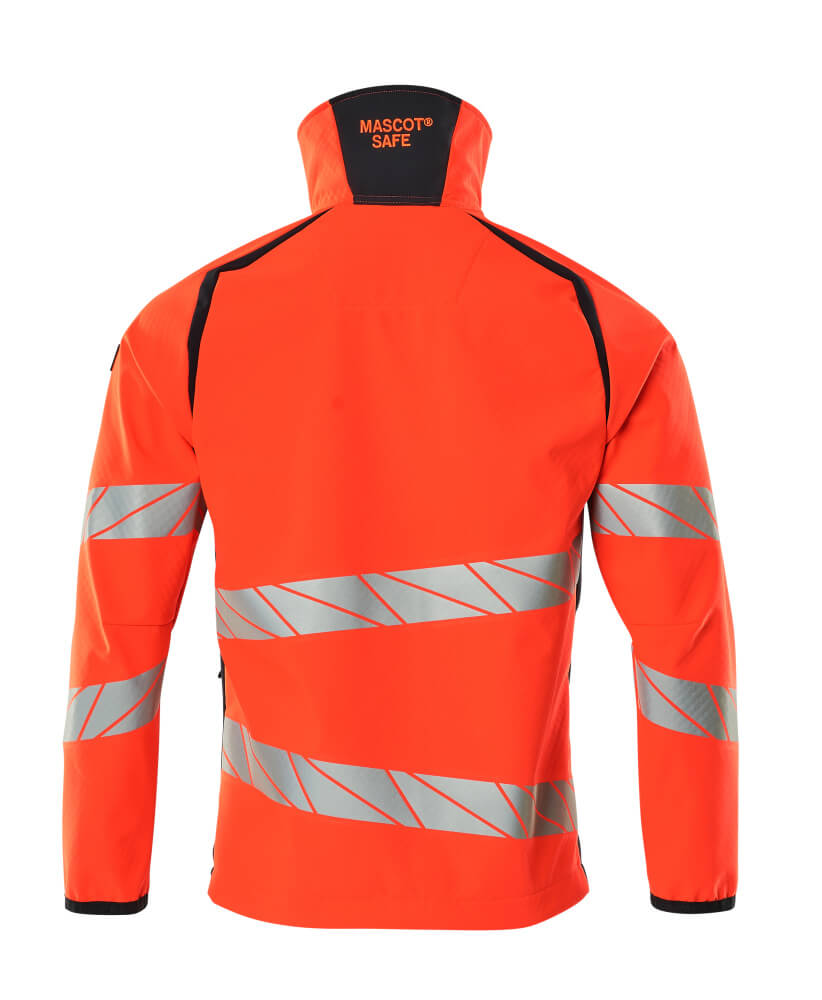 Mascot ACCELERATE SAFE  Softshell Jacket 19002 hi-vis red/dark navy