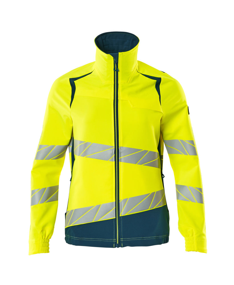 Mascot ACCELERATE SAFE  Jacket 19008 hi-vis yellow/dark petroleum