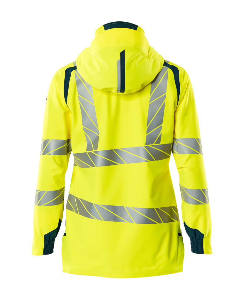 Mascot ACCELERATE SAFE  Outer Shell Jacket 19011 hi-vis yellow/dark petroleum