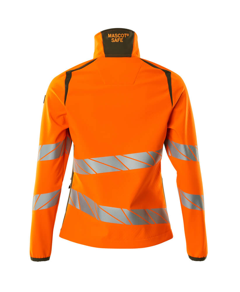 Mascot ACCELERATE SAFE  Softshell Jacket 19012 hi-vis orange/moss green