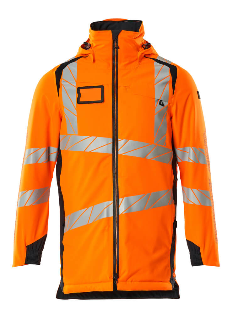 Mascot ACCELERATE SAFE  Parka Jacket 19030 hi-vis orange/dark navy