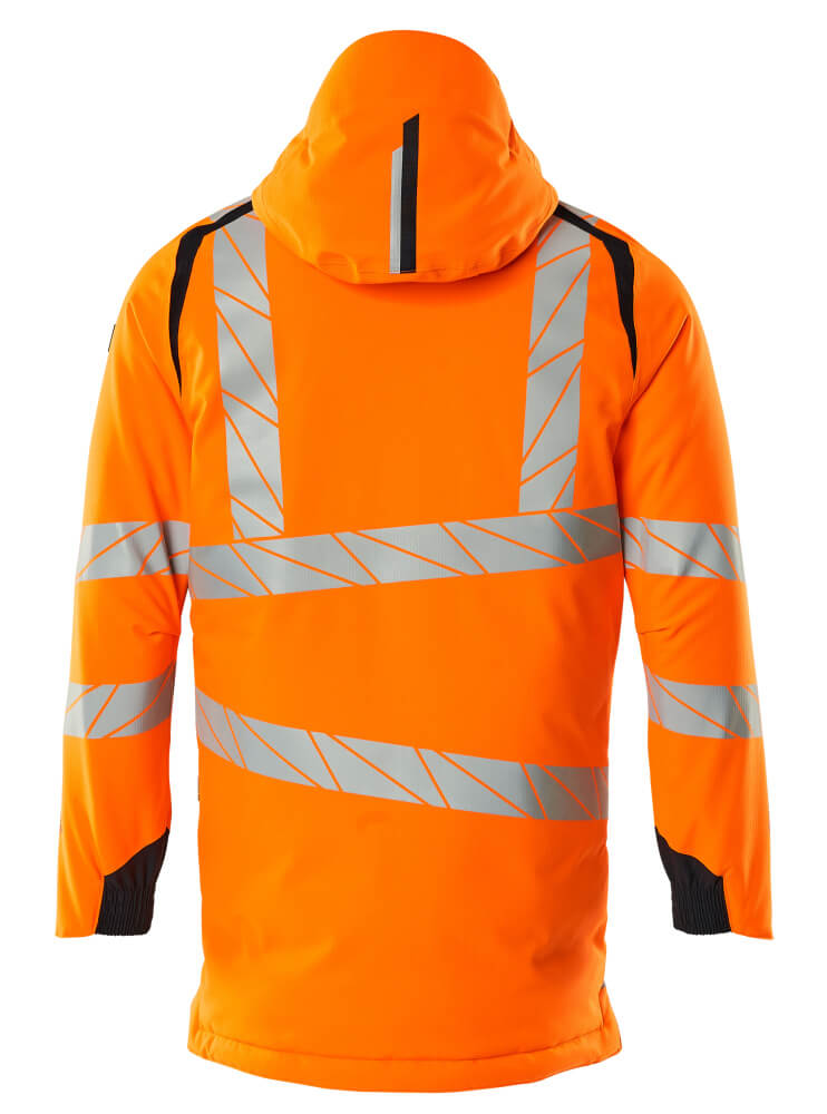 Mascot ACCELERATE SAFE  Parka Jacket 19030 hi-vis orange/dark navy