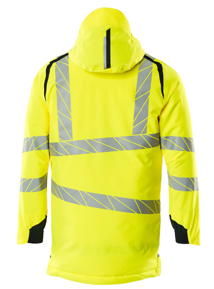 Mascot ACCELERATE SAFE  Parka Jacket 19030 hi-vis yellow/dark navy
