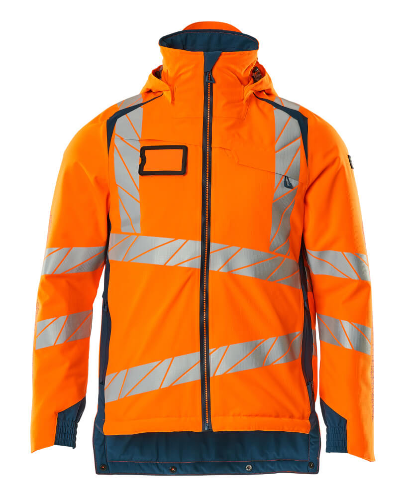 Mascot ACCELERATE SAFE  Winter Jacket 19035 hi-vis orange/dark petroleum