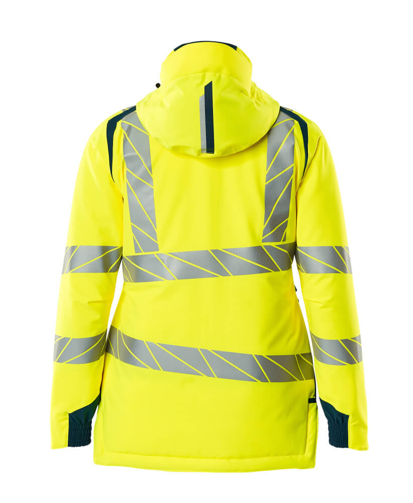 Mascot ACCELERATE SAFE  Winter Jacket 19045 hi-vis yellow/dark petroleum