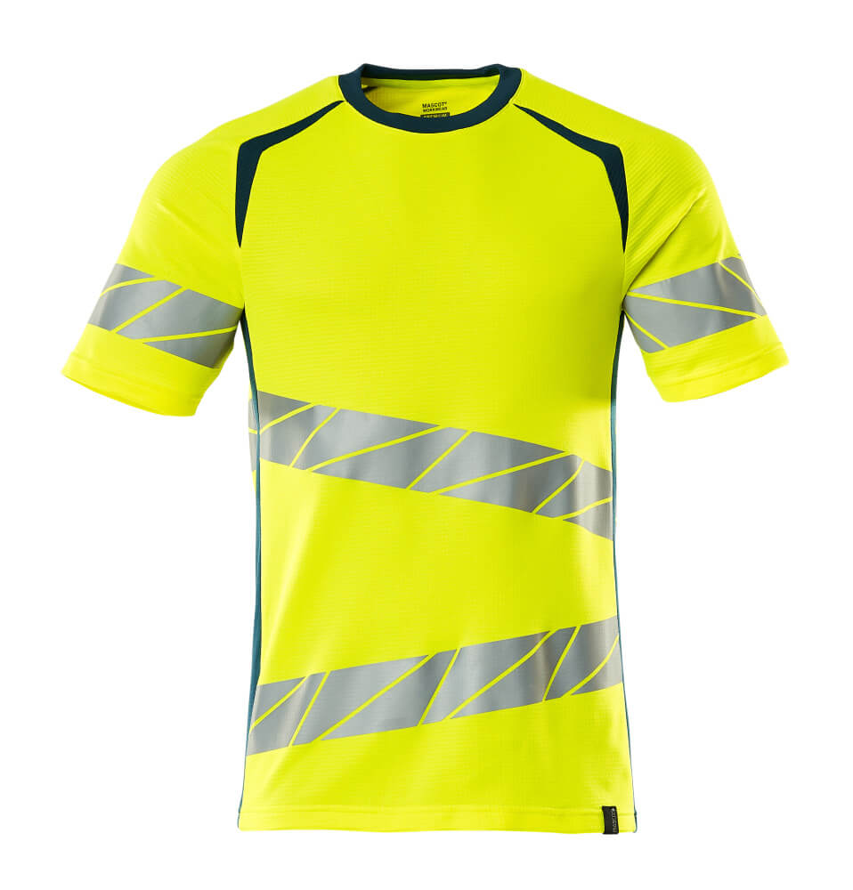 Mascot ACCELERATE SAFE  T-shirt 19082 hi-vis yellow/dark petroleum