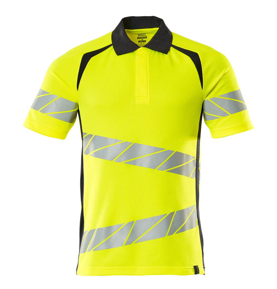 Mascot ACCELERATE SAFE  Polo shirt 19083 hi-vis yellow/dark navy