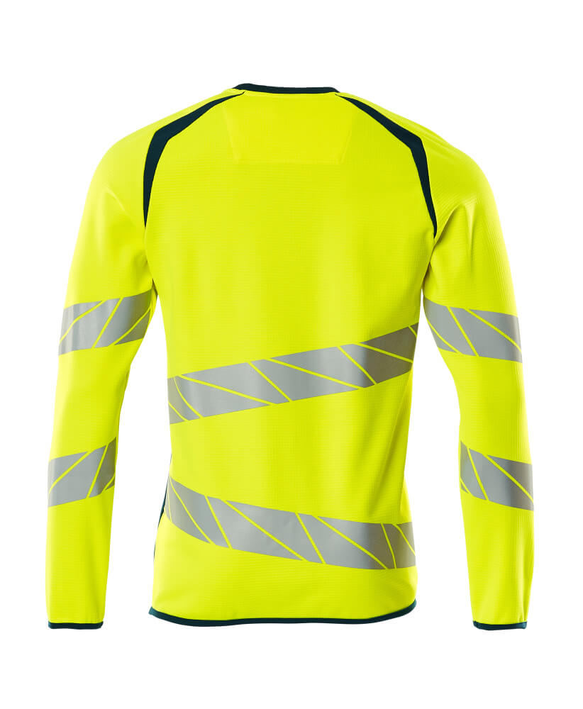 Mascot ACCELERATE SAFE  Sweatshirt 19084 hi-vis yellow/dark petroleum