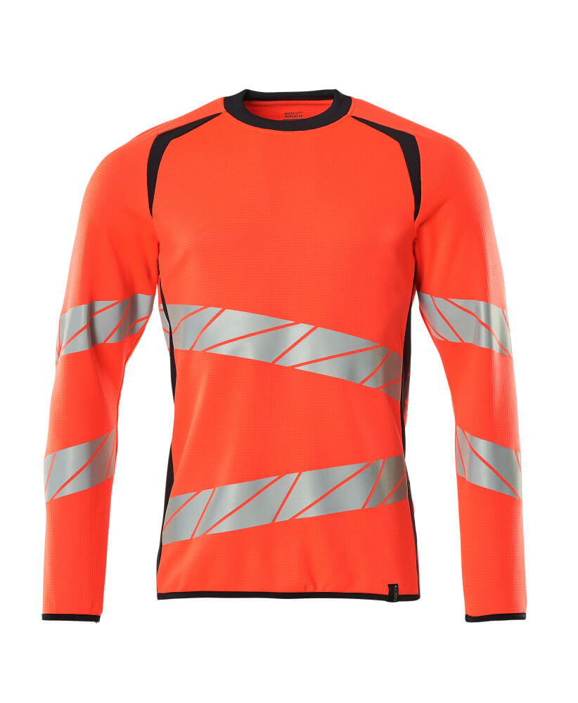 Mascot ACCELERATE SAFE  Sweatshirt 19084 hi-vis red/dark navy