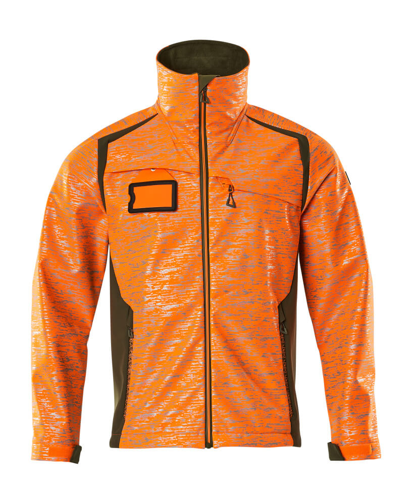 Mascot ACCELERATE SAFE  Softshell Jacket 19202 hi-vis orange/moss green