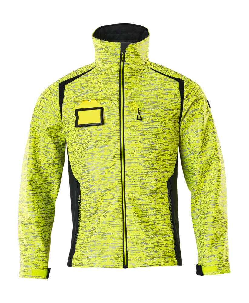 Mascot ACCELERATE SAFE  Softshell Jacket 19202 hi-vis yellow/dark navy