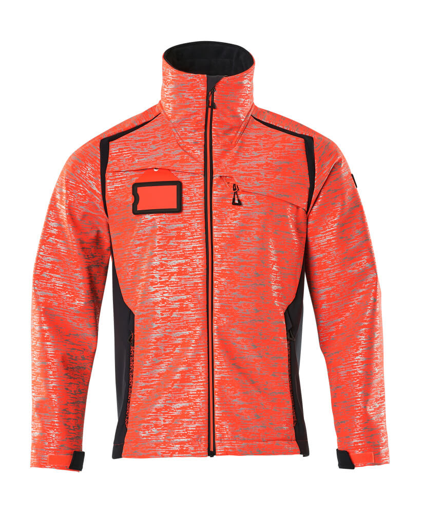 Mascot ACCELERATE SAFE  Softshell Jacket 19202 hi-vis red/dark navy