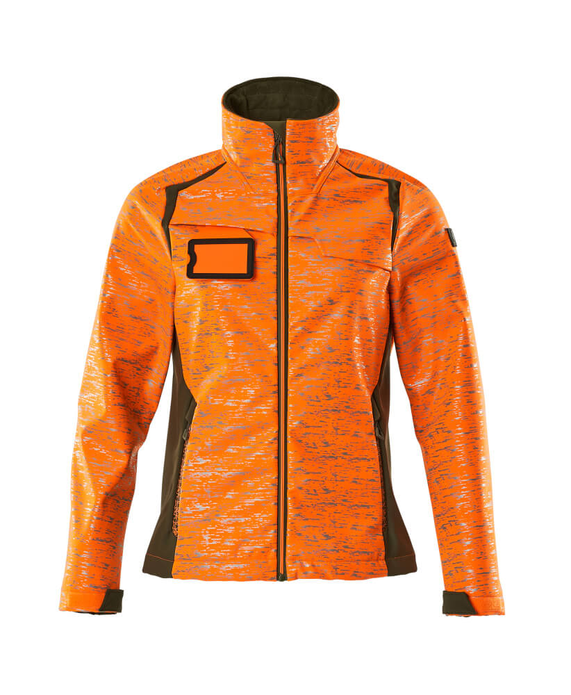 Mascot ACCELERATE SAFE  Softshell Jacket 19212 hi-vis orange/moss green