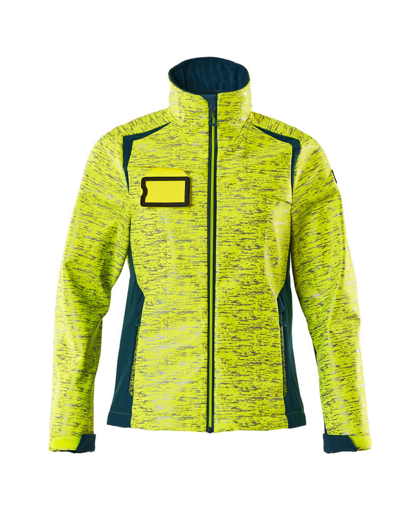 Mascot ACCELERATE SAFE  Softshell Jacket 19212 hi-vis yellow/dark petroleum