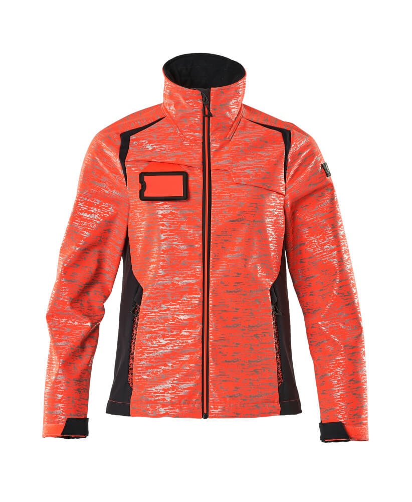 Mascot ACCELERATE SAFE  Softshell Jacket 19212 hi-vis red/dark navy