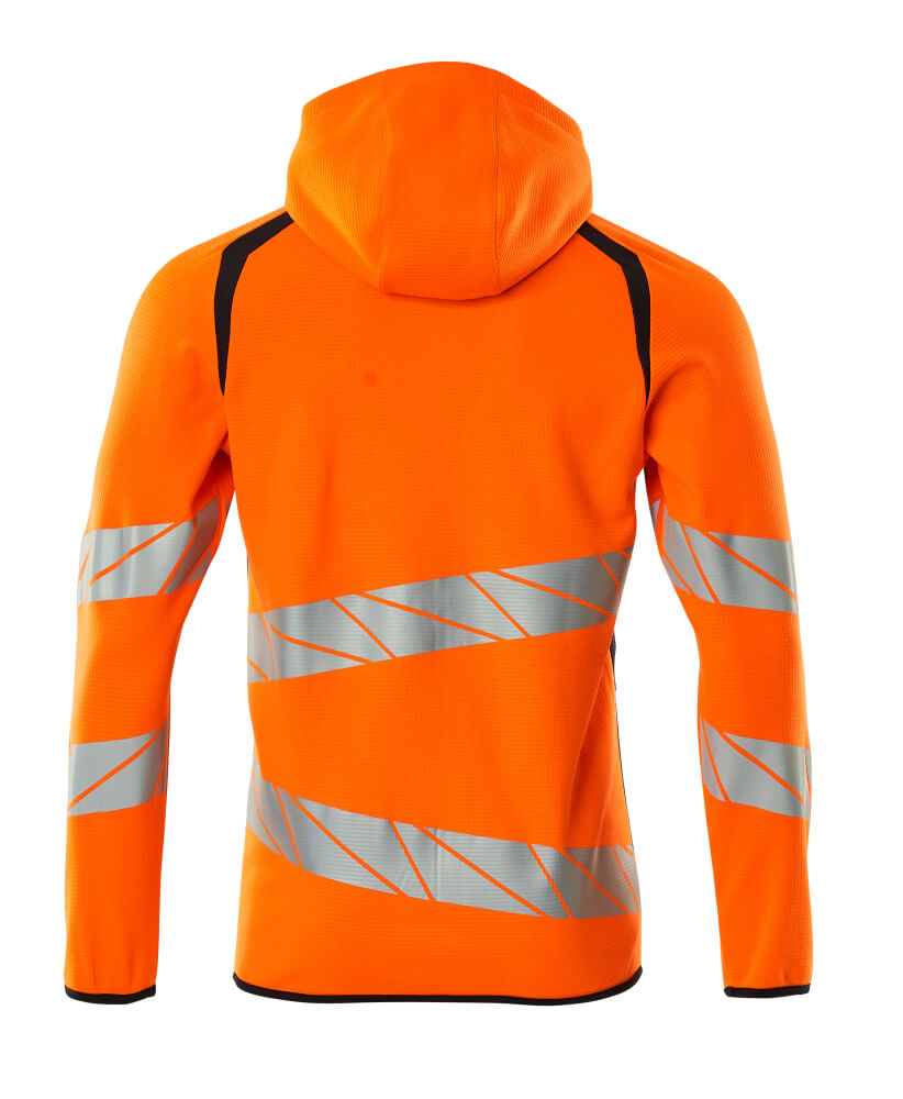 Mascot ACCELERATE SAFE  Hoodie with zipper 19284 hi-vis orange/dark navy