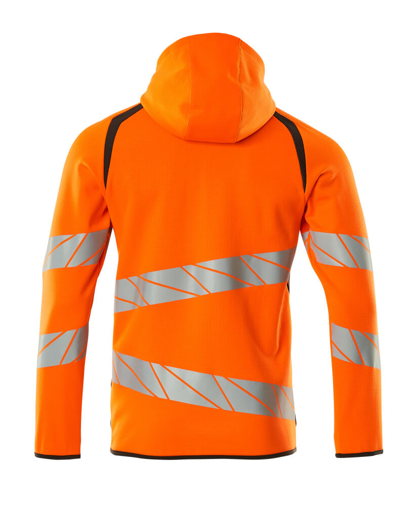 Mascot ACCELERATE SAFE  Hoodie with zipper 19284 hi-vis orange/dark anthracite